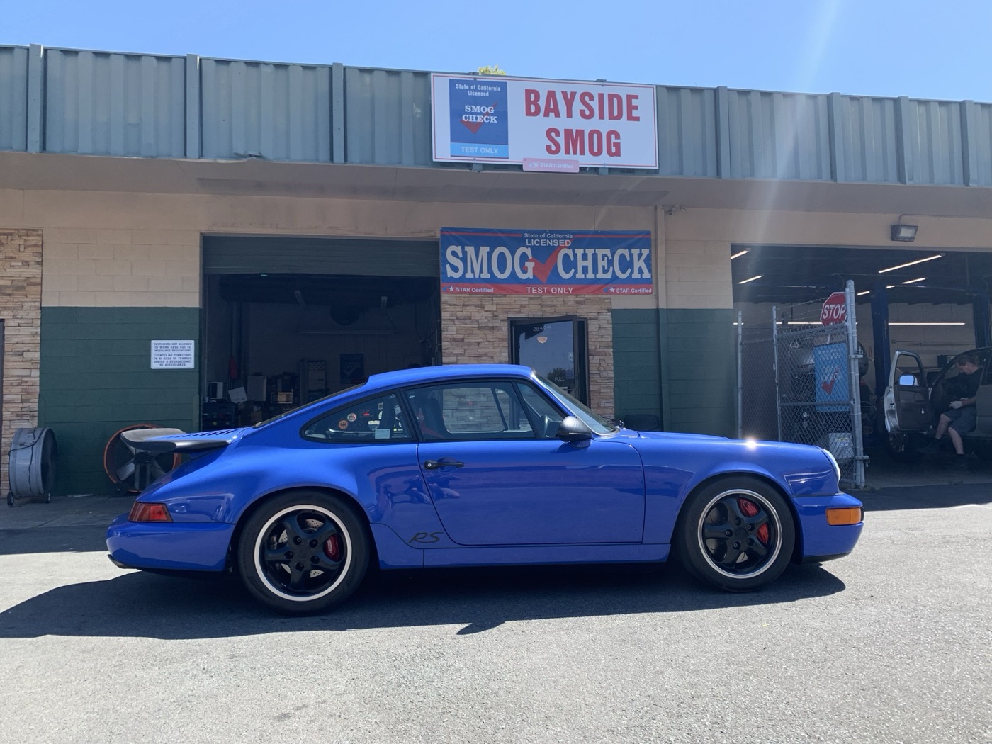 Bayside Smog STAR certified smog check station storefront in Concord, California